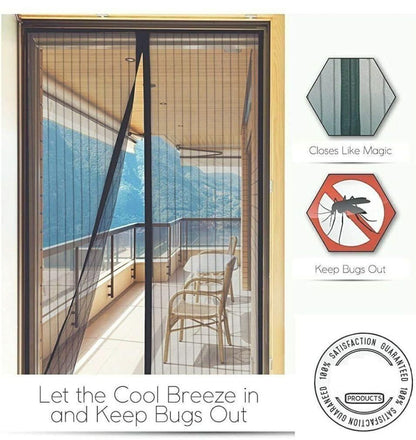 Magnetic Foldable Anti Mosquito Door Curtains (Pack of 2)