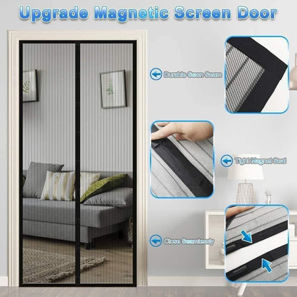 Magnetic Foldable Anti Mosquito Door Curtains (Pack of 2)