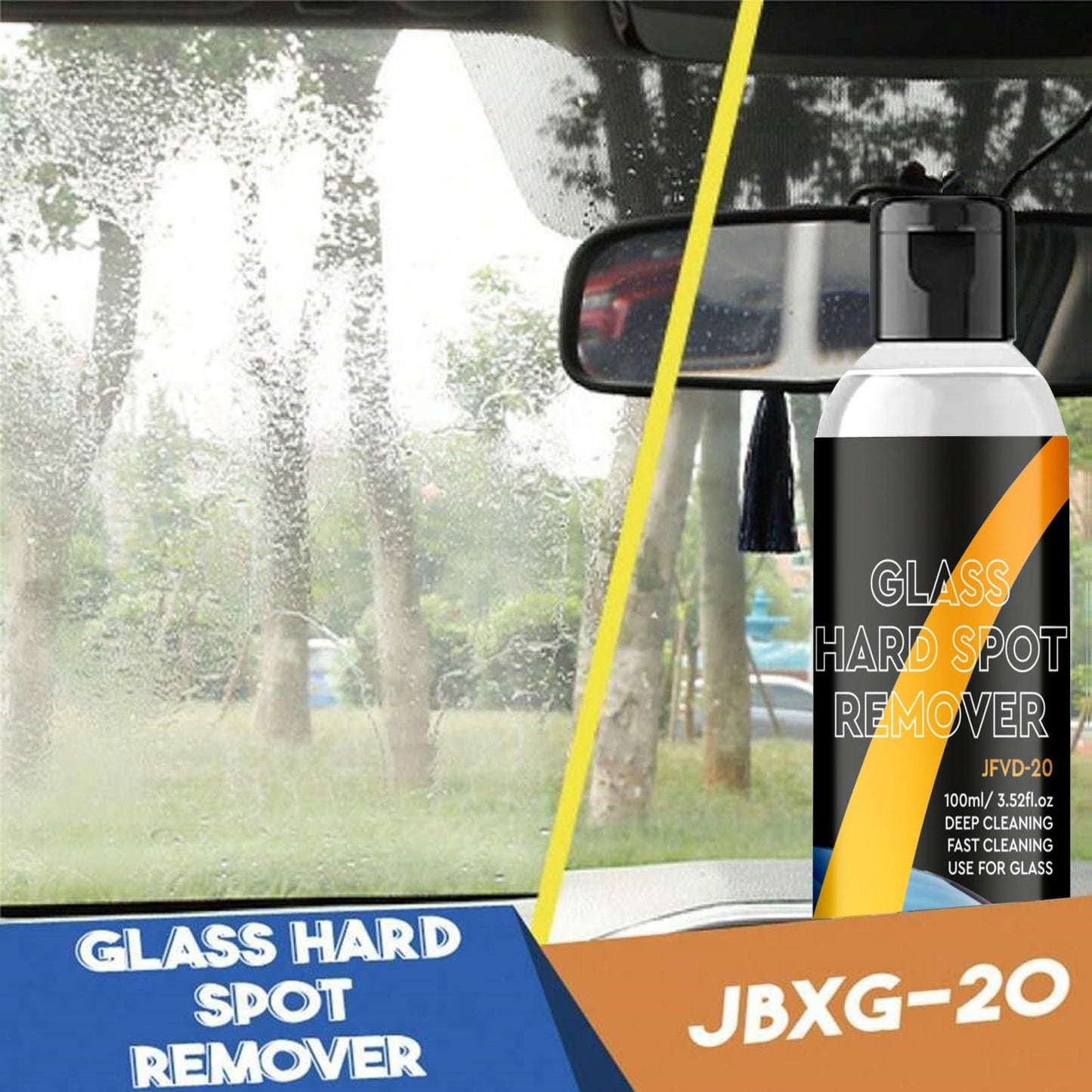 Car Glass Oil Film Cleaner (BUY 1 get 1 FREE)