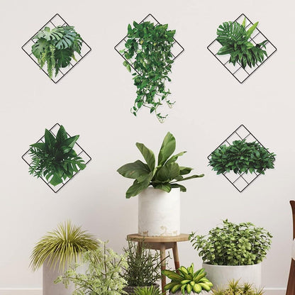 Leaves Design Vinyl  Wall Sticker (Set of 5)